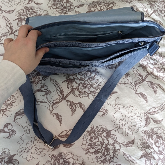 COACH Baby Blue Laptop or Baby Bag - Picture 2 of 9